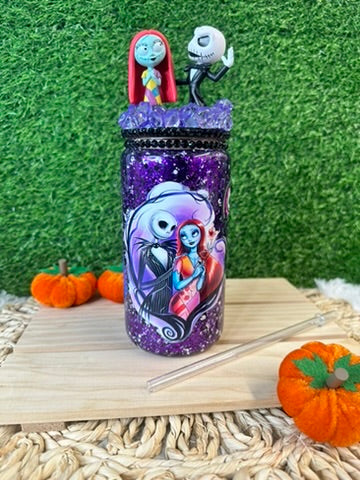 Mariposa Puerto Rica Lata de Vidrio 16 oz