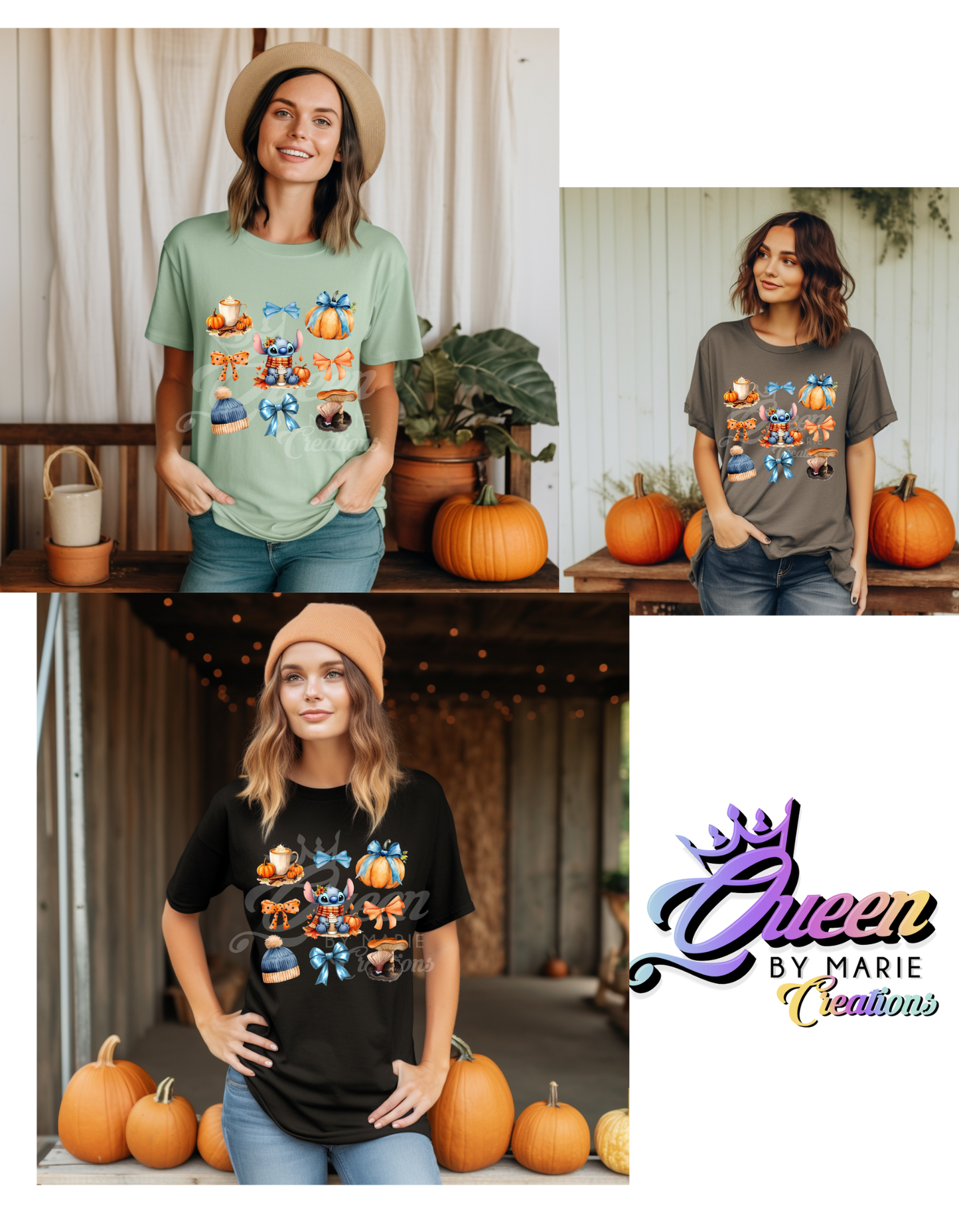 Alien Fall Cartoon T-Shirts