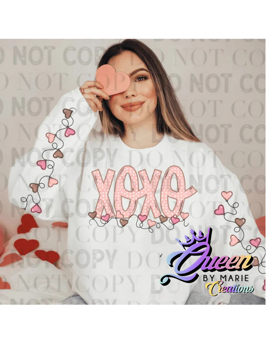 XOXO & Heart Sweater