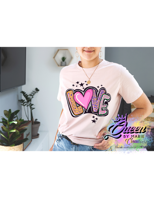 Color Love cartoon T-Shirt