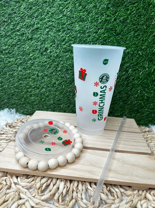 Chritsmas Grinch /Plastic Cup