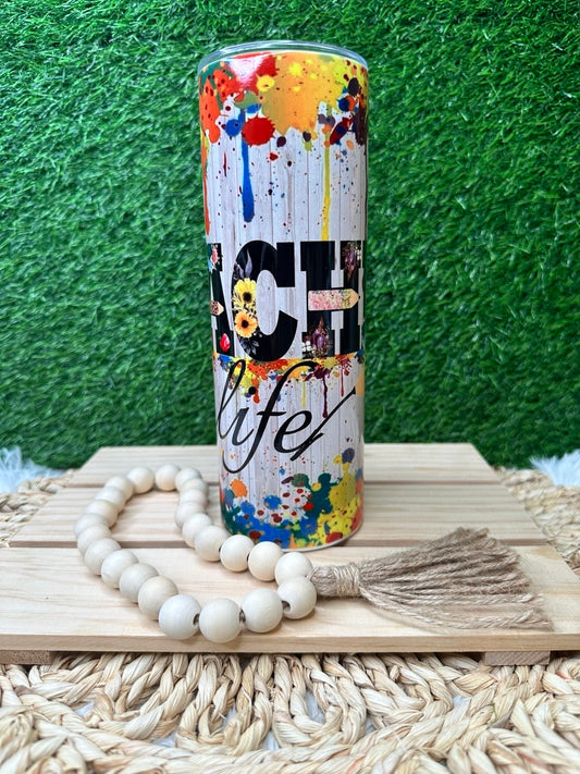 Mariposa Puerto Rica Lata de Vidrio 16 oz