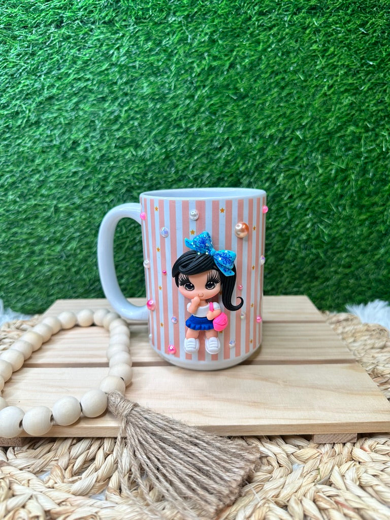 Cute Girl & Motivation Mug