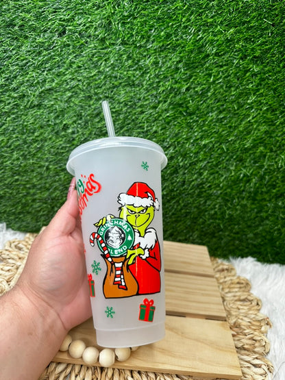 Chritsmas Grinch /Plastic Cup