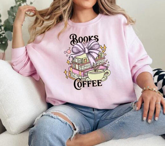 Book and Coffee Sweater