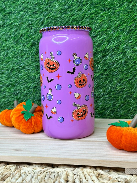 Halloween Boop Glass can
