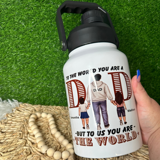 Customized Design for Dad 64 oz bottler