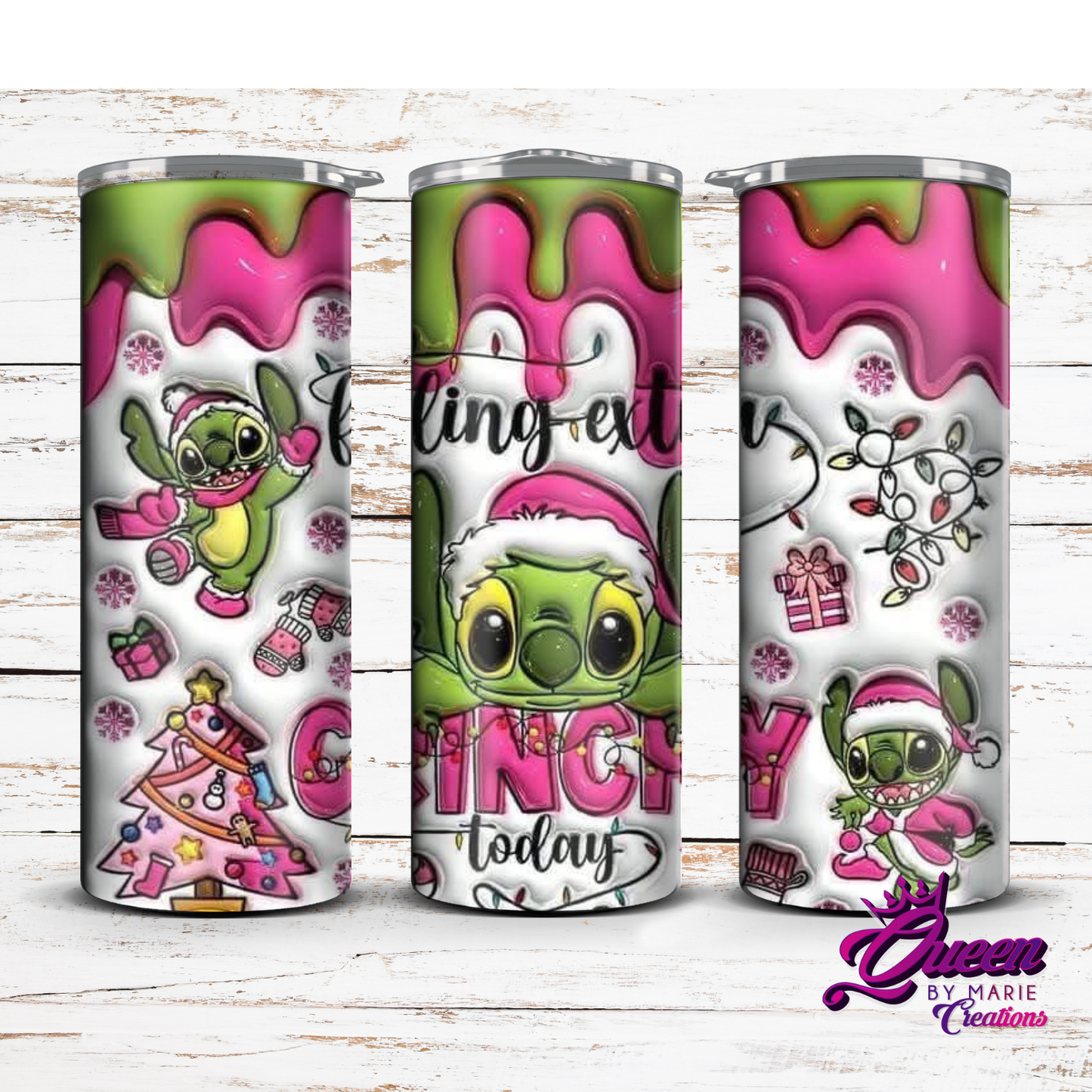 Stitch Grinchy Tumbler