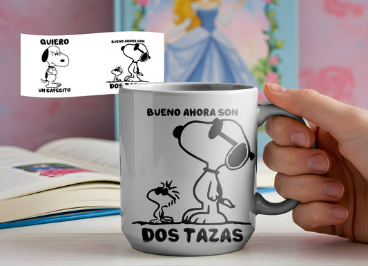 2 cup Coffee Spanish Mug